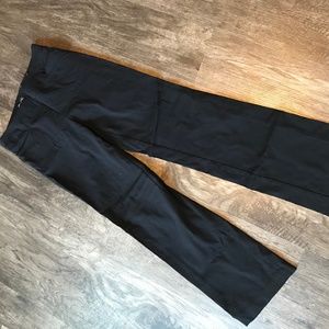 Stretch black dress pants